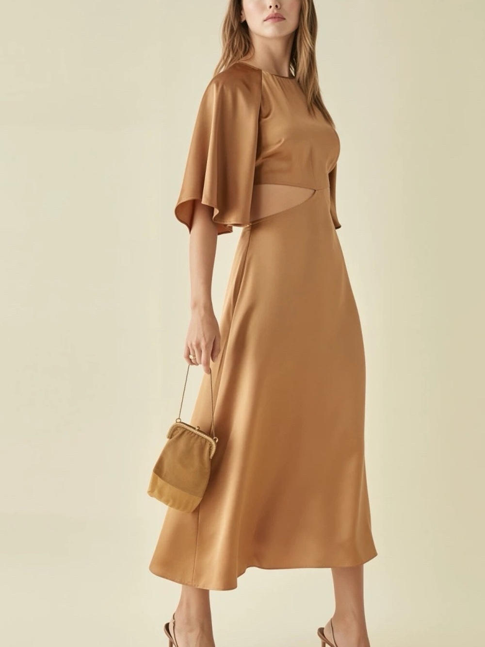 Reformation Noemi Silk Dress Size 2